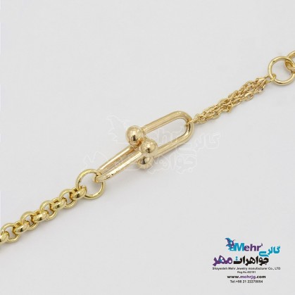 دستبند طلا - طرح تیفانی-MB1730 دستبند طلا - طرح تیفانی-MB1730